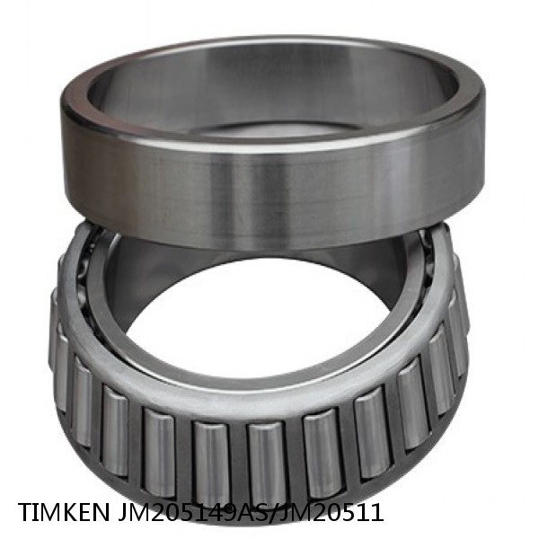 TIMKEN JM205149AS/JM20511 Tapered Roller Bearings Tapered Single Metric